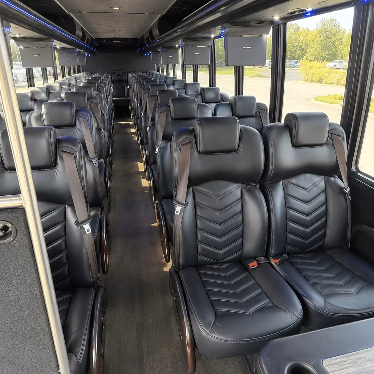 25 passenger minibus interior