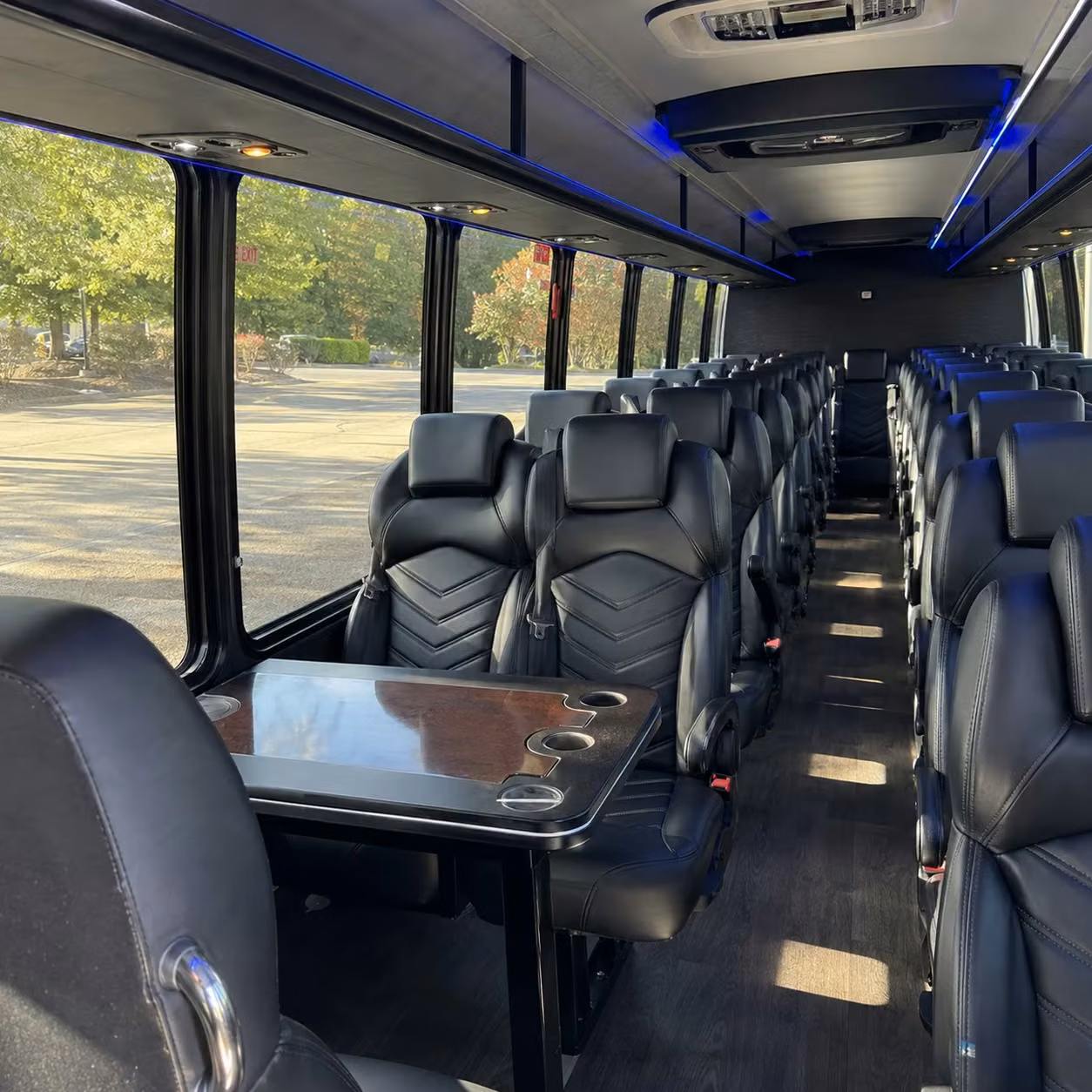 30 passenger minibus interior