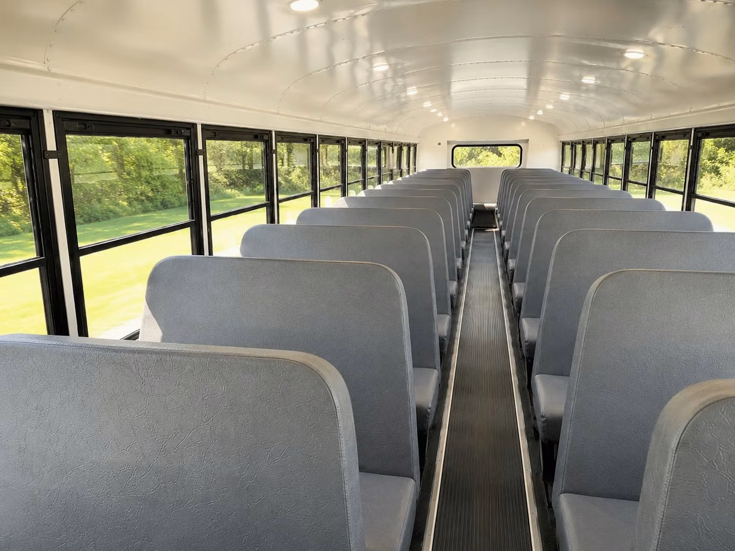 school bus interior